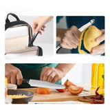 Maxbell Vegetable Fruit Slicing Knife 2 in 1 Fruit Peeling Knife for Home Restaurant