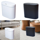 Maxbell Smart Touchless Trash Can Narrow Garbage Bin for Living Room Bathroom Toilet White