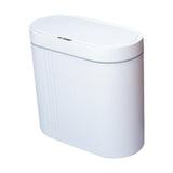 Maxbell Smart Touchless Trash Can Narrow Garbage Bin for Living Room Bathroom Toilet White