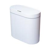 Maxbell Smart Touchless Trash Can Narrow Garbage Bin for Living Room Bathroom Toilet White