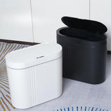 Maxbell Smart Touchless Trash Can Narrow Garbage Bin for Living Room Bathroom Toilet White