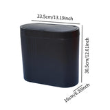 Maxbell Smart Touchless Trash Can Narrow Garbage Bin for Living Room Bathroom Toilet Black