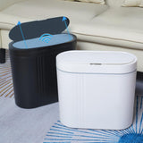 Maxbell Smart Touchless Trash Can Narrow Garbage Bin for Living Room Bathroom Toilet Black