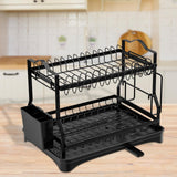 Maxbell Kitchen Dish Drying Rack Storage Plate Drainer Rack for Cutlery Dishes Bowls