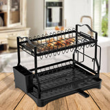 Maxbell Kitchen Dish Drying Rack Storage Plate Drainer Rack for Cutlery Dishes Bowls
