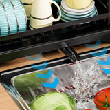 Maxbell Kitchen Dish Drying Rack Storage Plate Drainer Rack for Cutlery Dishes Bowls