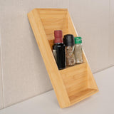 Maxbell Bamboo Seasoning Organizer 3 Tier Pantry Shelf for Condiments Cabinet Closet