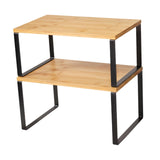 Maxbell Cabinet Organizer Stand Kitchen Supplies Two Tier for Pantry Counter