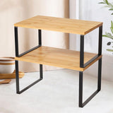 Maxbell Cabinet Organizer Stand Kitchen Supplies Two Tier for Pantry Counter