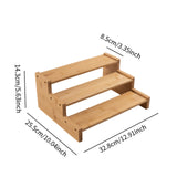 Maxbell Seasoning Organizer 3 Tier Modern Kitchen Counter Shelf for Home Cafe Pantry style 2