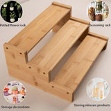 Maxbell Seasoning Organizer 3 Tier Modern Kitchen Counter Shelf for Home Cafe Pantry style 2