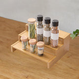 Maxbell Seasoning Organizer 3 Tier Modern Kitchen Counter Shelf for Home Cafe Pantry style 2
