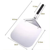 Maxbell Pizza Peel with Handle Non Stick Pizza Oven Accessory for Bread Omelette Egg