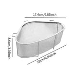Maxbell Colander Triangle Strainer Sturdy Sink Drain Dish Rack for Pasta Fruits Cook