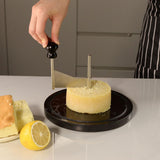 Maxbell Cheese Curler with Handle Handheld Cheese Tool Rotary with Lid Cheese Shaver