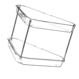 Maxbell 2 Tier Shower Shelf Bathroom Countertop Organizer for Toilet Kitchen Bedroom Transparent