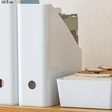 Maxbell Magazine Holder Rack Office Supplies File Holder for Documents Office School white