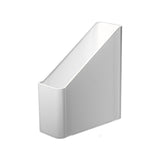 Maxbell Magazine Holder Rack Office Supplies File Holder for Documents Office School white