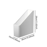 Maxbell Magazine Holder Rack Office Supplies File Holder for Documents Office School white