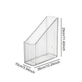 Maxbell Magazine Holder Rack Office Supplies File Holder for Documents Office School clear