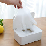 Maxbell Wipes Dispenser Portable with Sealing Lid Wipe Container for Travel Car Home Small