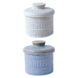Maxbell Butter Crock with Lid Home Decor Storage Container for Restaurant Hotel Cafe white