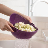 Maxbell Rice Washer Strainer Bowl Fruit Strainer Basket for Fruits Professional Chef