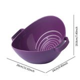 Maxbell Rice Washer Strainer Bowl Fruit Strainer Basket for Fruits Professional Chef