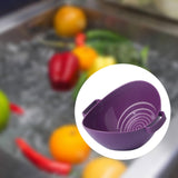Maxbell Rice Washer Strainer Bowl Fruit Strainer Basket for Fruits Professional Chef