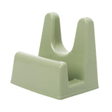 Maxbell Pot Lid Holder Cutting Board Rack Spoon Rest for Bakeware Restaurant Cabinet Green