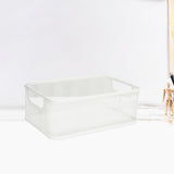 Maxbell Storage Basket Reusable Multiuse Desktop Storage Container for Kitchen Snack Large White