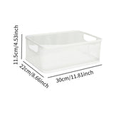 Maxbell Storage Basket Reusable Multiuse Desktop Storage Container for Kitchen Snack Large White