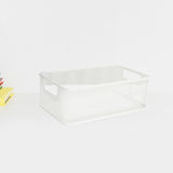 Maxbell Storage Basket Reusable Multiuse Desktop Storage Container for Kitchen Snack Large White