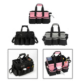 Maxbell Cleaning Organizer Handbag Portable Tote Tools Carrier Utility Pack Tool Bag Pink