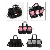 Maxbell Cleaning Organizer Handbag Portable Tote Tools Carrier Utility Pack Tool Bag Pink
