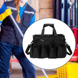 Maxbell Cleaning Organizer Handbag Portable Tote Tools Carrier Utility Pack Tool Bag Black