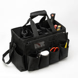 Maxbell Cleaning Organizer Handbag Portable Tote Tools Carrier Utility Pack Tool Bag Black