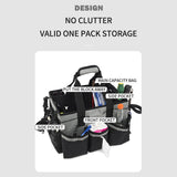 Maxbell Cleaning Organizer Handbag Portable Tote Tools Carrier Utility Pack Tool Bag Gray