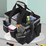 Maxbell Cleaning Organizer Handbag Portable Tote Tools Carrier Utility Pack Tool Bag Gray