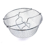 Maxbell Stainless Steel Frying Basket Cooking Strainer Basket for Home Chefs Kitchen S