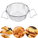 Maxbell Stainless Steel Frying Basket Cooking Strainer Basket for Home Chefs Kitchen M
