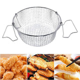 Maxbell Stainless Steel Frying Basket Cooking Strainer Basket for Home Chefs Kitchen M