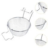 Maxbell Stainless Steel Frying Basket Cooking Strainer Basket for Home Chefs Kitchen M
