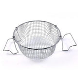 Maxbell Stainless Steel Frying Basket Cooking Strainer Basket for Home Chefs Kitchen XL