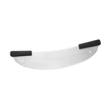 Maxbell Pizza Cutter Rocker Blade with Handle Mezzaluna Knife for Baking Accessories