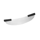 Maxbell Pizza Cutter Rocker Blade with Handle Mezzaluna Knife for Baking Accessories