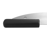 Maxbell Pizza Cutter Rocker Blade with Handle Mezzaluna Knife for Baking Accessories