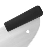 Maxbell Pizza Cutter Rocker Blade with Handle Mezzaluna Knife for Baking Accessories