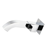 Maxbell Sink Tap Modern Square Wall Mounted Basin Tap for Commercial Bathtub Kitchen plating Side opening