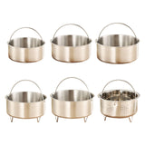 Maxbell Food Steamer with Handle Vegetable Steamer Basket for Bun Chicken Vegetables 11.6cmx4.3cm with Handle